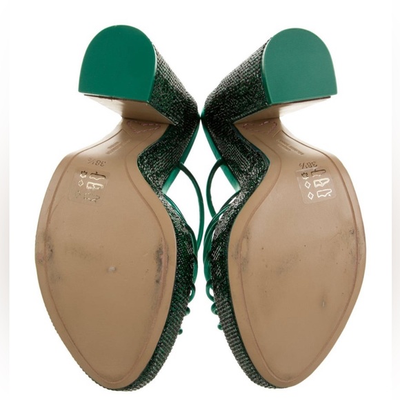 Sophia Webster Green Crystal Embellished Sandal - Picture 5 of 6